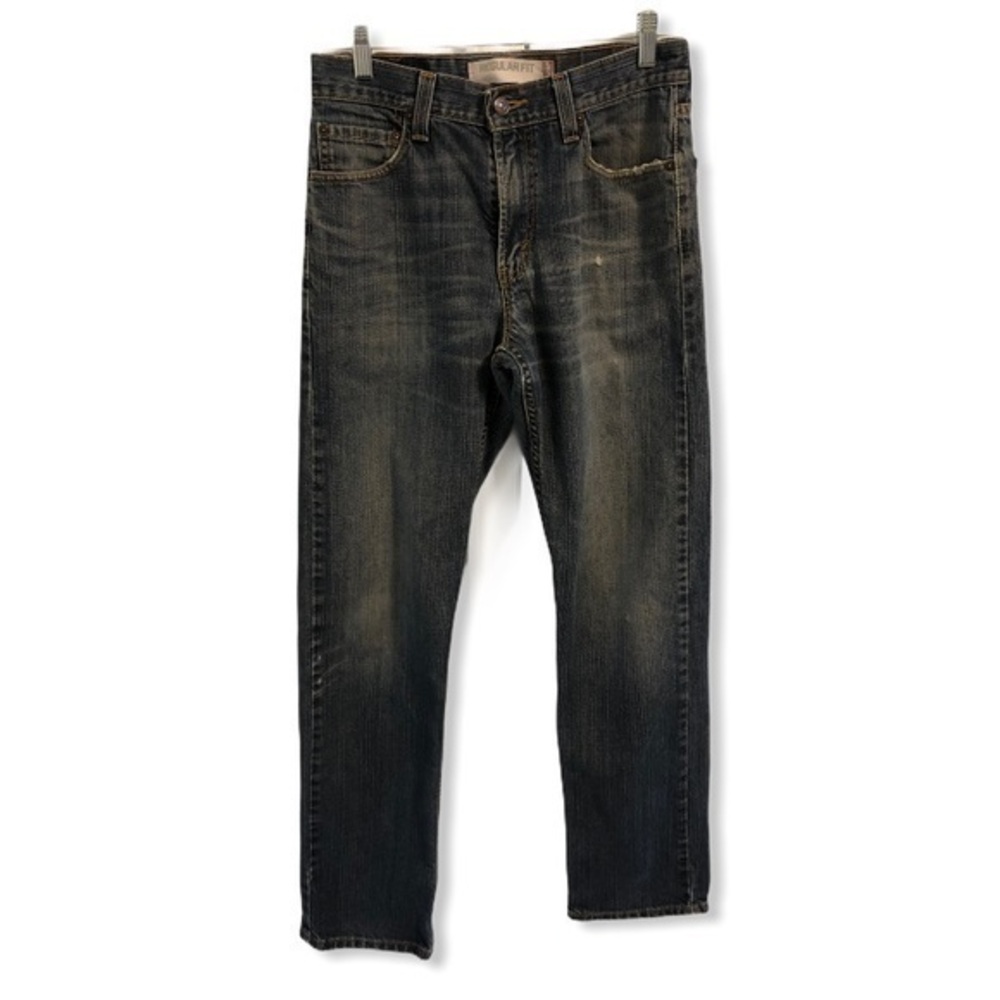 Levi 505 denim blue jeans regular fit